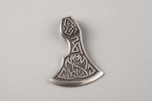 Collier Viking Hache de Perun en Argent Massif