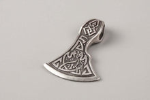 Collier Viking Hache de Perun en Argent Massif