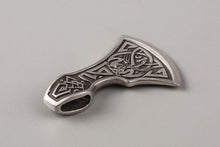 Collier Viking Hache de Perun en Argent Massif