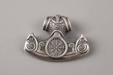 Collier Viking Tête de Hache en Argent massif 