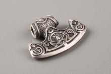 Collier Viking Tête de Hache en Argent massif 