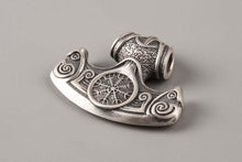 Collier Viking Tête de Hache en Argent massif 