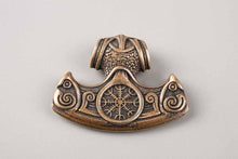 Collier Viking Tête de Hache en bronze