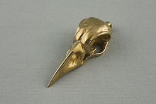 Collier Crâne de Corbeau en Bronze